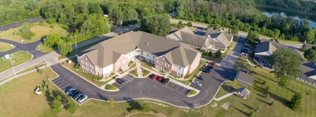 Aerial photo of Clifden Court